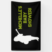 Rock a Bye Rock Star Gitarre Baby Showbanner Banner (Vertikal)