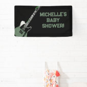 Rock a Bye Rock Star Gitarre Baby Showbanner Banner (InSitu)