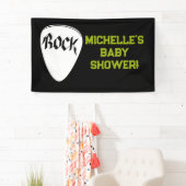 Rock a Bye Rock Star Gitarre Baby Showbanner Banner (Insitu)