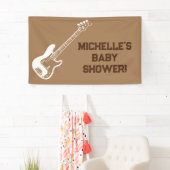 Rock a Bye Rock Star Gitarre Baby Showbanner Banner (Insitu)