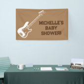 Rock a Bye Rock Star Gitarre Baby Showbanner Banner (Messeveranstaltung)