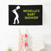 Rock a Bye Rock Star Gitarre Baby Showbanner Banner (Insitu)