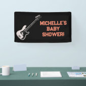Rock a Bye Rock Star Gitarre Baby Showbanner Banner (Messe)