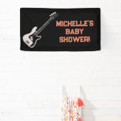 Rock a Bye Rock Star Gitarre Baby Showbanner Banner (InSitu)