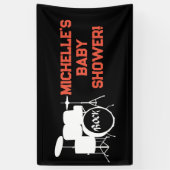 Rock a Bye Rock Star Gitarre Baby Showbanner Banner (Vertikal)