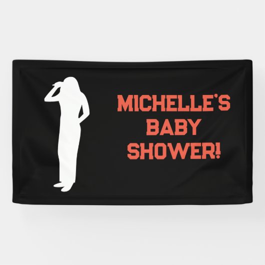 Rock a Bye Rock Star Gitarre Baby Showbanner Banner (Horizontal)