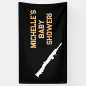 Rock a Bye Rock Star Gitarre Baby Showbanner Banner (Vertikal)