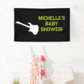 Rock a Bye Rock Star Gitarre Baby Showbanner Banner (Insitu)