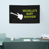 Rock a Bye Rock Star Gitarre Baby Showbanner Banner (Messeveranstaltung)