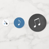 Rock a Bye Rockstar Baby Shower Confetti Konfetti (Rückseiten)