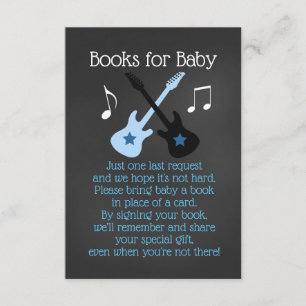Rock a Bye Rockstar Books for Baby Begleitkarte