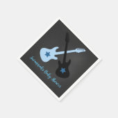 Rock a Bye Rockstar Rock Star Napkins Serviette (Ecke)