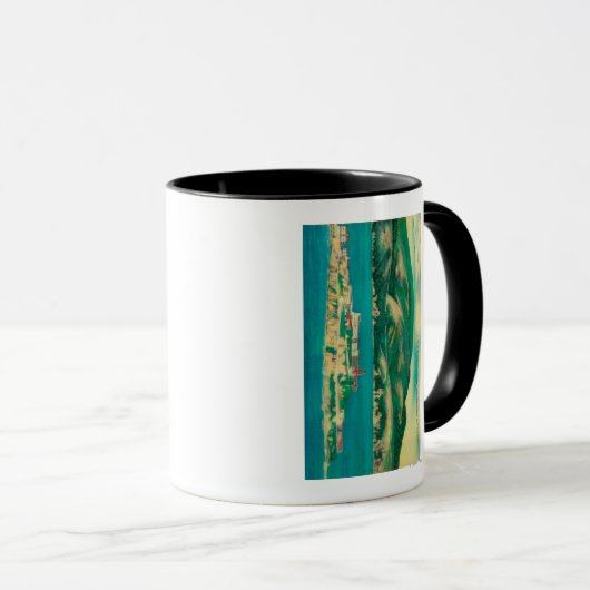 Rock, Alcatraz Island und San Francisco Tasse (VorderseiteRechts)