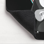 Rock & Roll Fun Graphic Illustration Mousepad (Ecke)