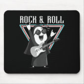 Rock & Roll Fun Graphic Illustration Mousepad (Vorne)
