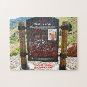 Rock Amphitheater Colorado.Weihnachtsgrüße Puzzle