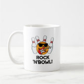 Rock and Bowl Funny Bowling Puff Kaffeetasse (Links)