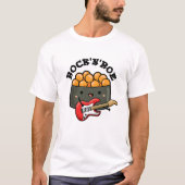 Rock and Roe Funny Sushi Pub T-Shirt (Vorderseite)