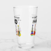 Rock and Roll 50. Geburtstag Name Glas (Links)