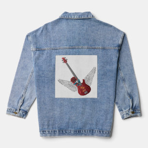 Rock and Roll Angel Bass Jeansjacke