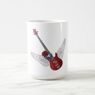 Rock and Roll Angel Bass Kaffeetasse