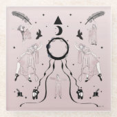 Rock and Roll Balleriina II Glasuntersetzer (Vorderseite)