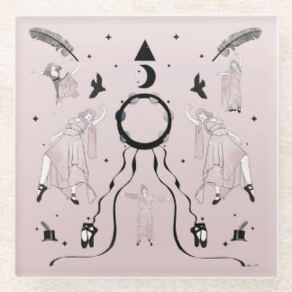 Rock and Roll Balleriina II Glasuntersetzer