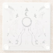 Rock and Roll Balleriina II Glasuntersetzer (Rückseite)