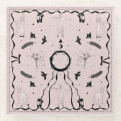 Rock and Roll Ballerina II Glasuntersetzer (Vorderseite)