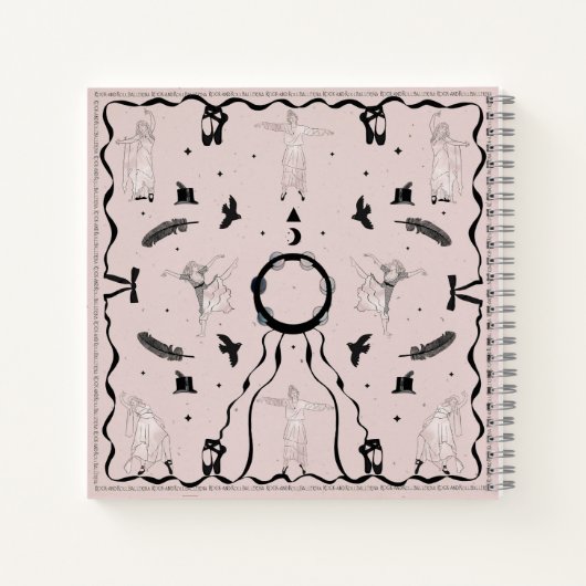 Rock and Roll Ballerina II Notizblock (Rückseite)