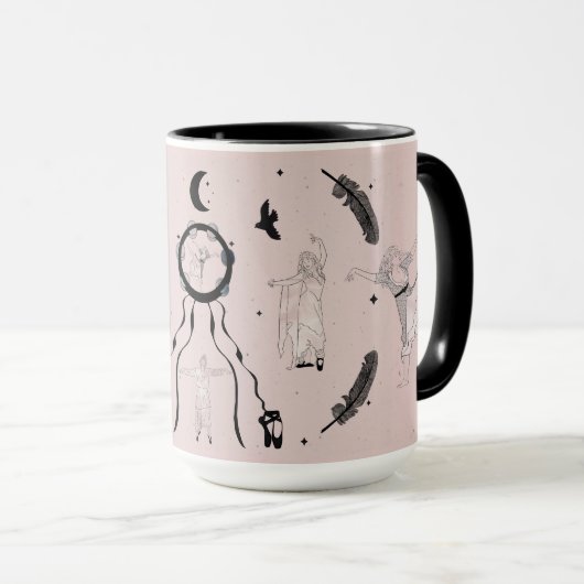 Rock and Roll Ballerina II Tasse (VorderseiteRechts)