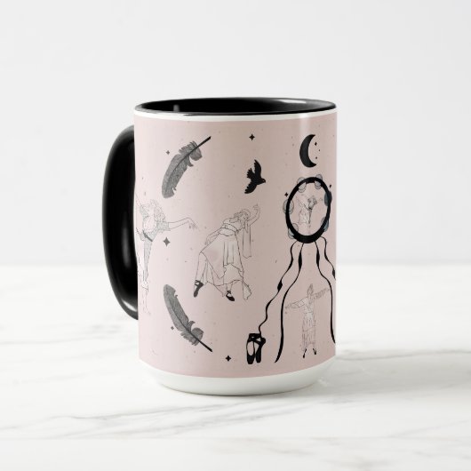 Rock and Roll Ballerina II Tasse (Vorderseite Links)