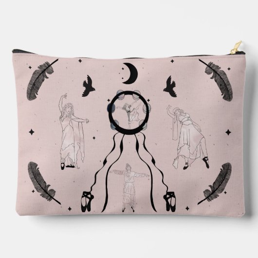 Rock and Roll Ballerina II Zubehörtasche (Rückseite)