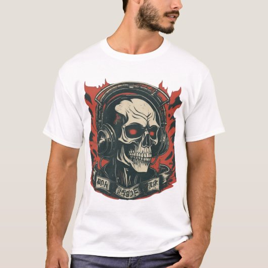 rock and roll band logo T-Shirt (Vorderseite)