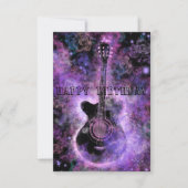 Rock and Roll Birthday Card Karte (Vorderseite)