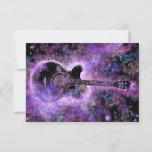 Rock and Roll Birthday Card Karte (Rückseite)