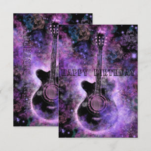 Rock and Roll Birthday Card Karte