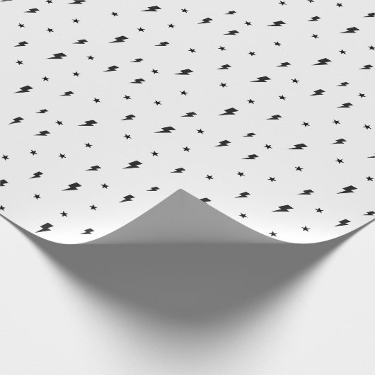 Rock and Roll Birthday Geschenkpapier (Ecke)