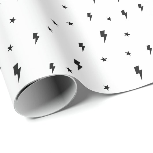 Rock and Roll Birthday Geschenkpapier (Rolleneckpunkt)