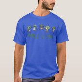 Rock And Roll Broccoli Fun Guitar Rock Band Humor T-Shirt (Vorderseite)