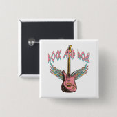 Rock and Roll Button (Vorne & Hinten)