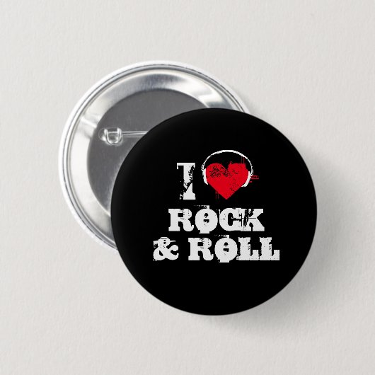 Rock-and-Roll der Liebe I Button (Vorne & Hinten)
