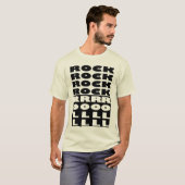 Rock and Roll Design T-Shirt (Vorne ganz)