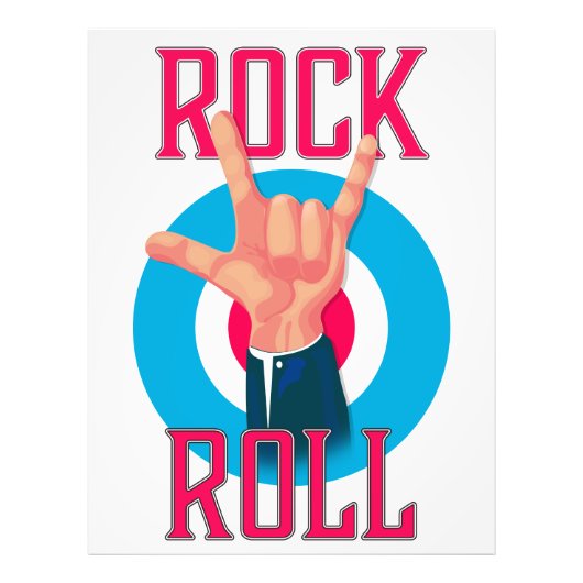 Rock and Roll Evil's Hörner Fotodruck (Vorne)