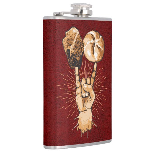 Rock and Roll Flask Flachmann (Rechts)