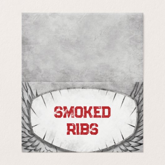 Rock and Roll - Food Label (Außenseite Aufgefaltet)