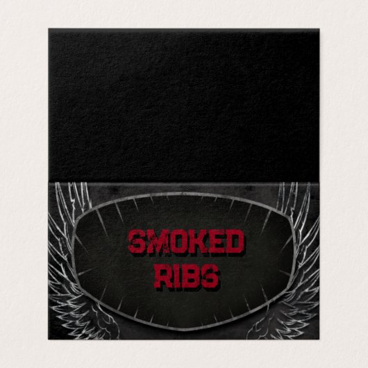 Rock and Roll - Food Label (Außenseite Aufgefaltet)