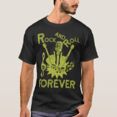 Rock and Roll Forever, Funny 80er Rock T-Shirt (Vorderseite)