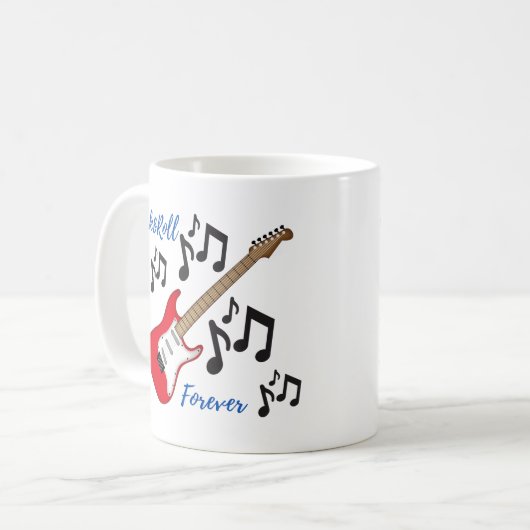 Rock and Roll Forever Tasse (Vorderseite Links)