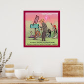 Rock and Roll Fred Funny Poster (Küche)